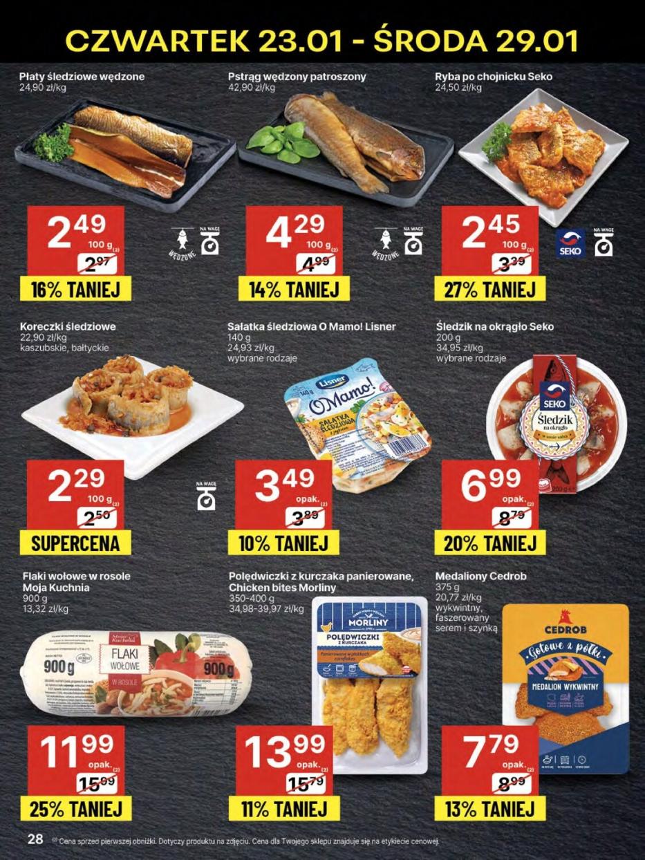 Gazetka promocyjna Delikatesy Centrum str. 28