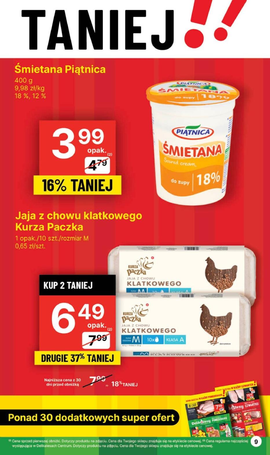 Gazetka promocyjna Delikatesy Centrum str. 9