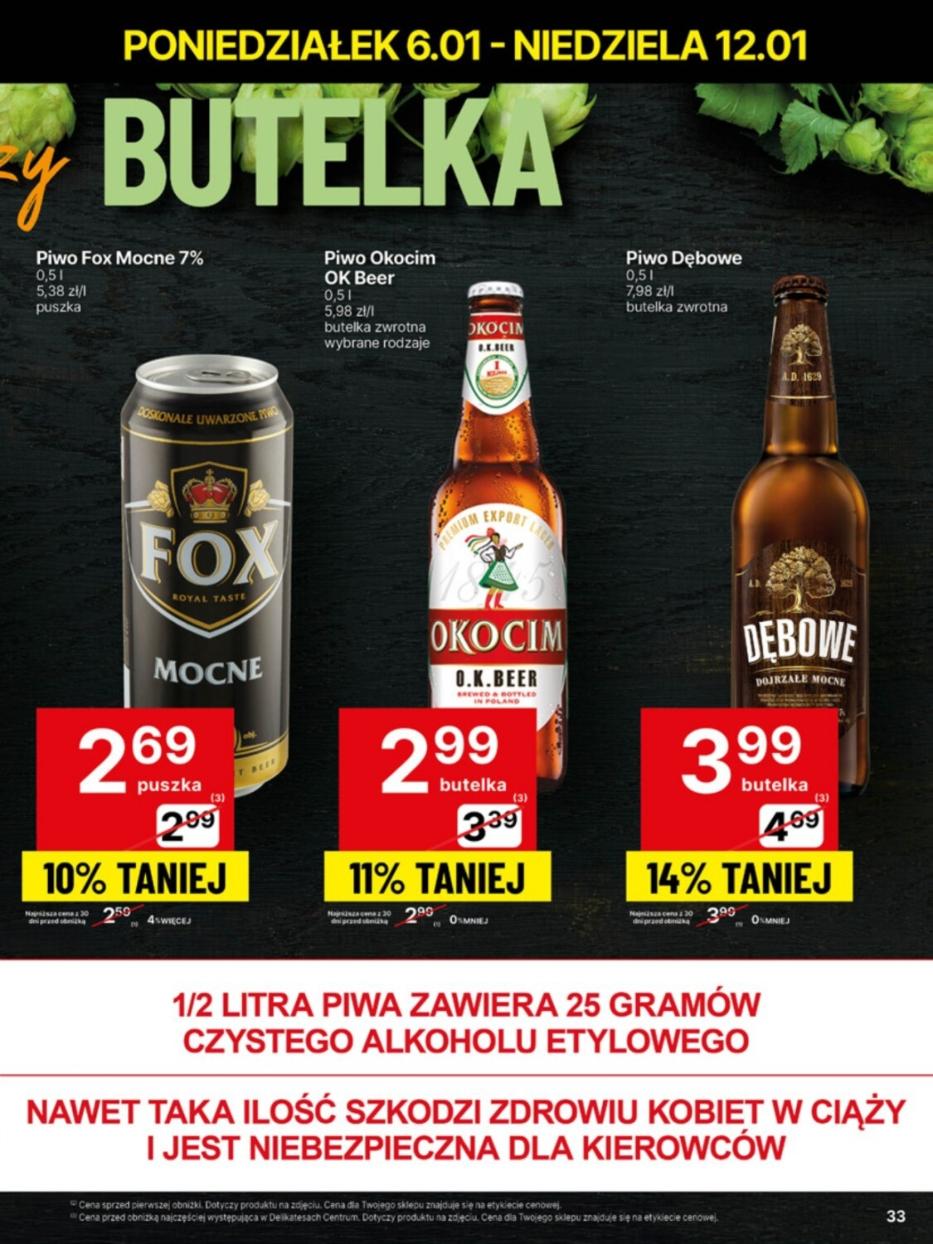 Gazetka promocyjna Delikatesy Centrum str. 33