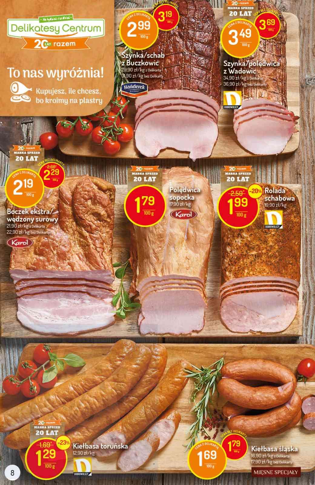Gazetka promocyjna Delikatesy Centrum str. 8