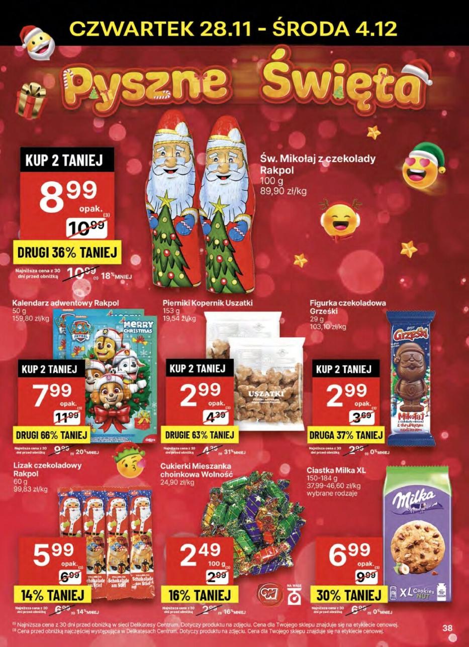 Gazetka promocyjna Delikatesy Centrum str. 38