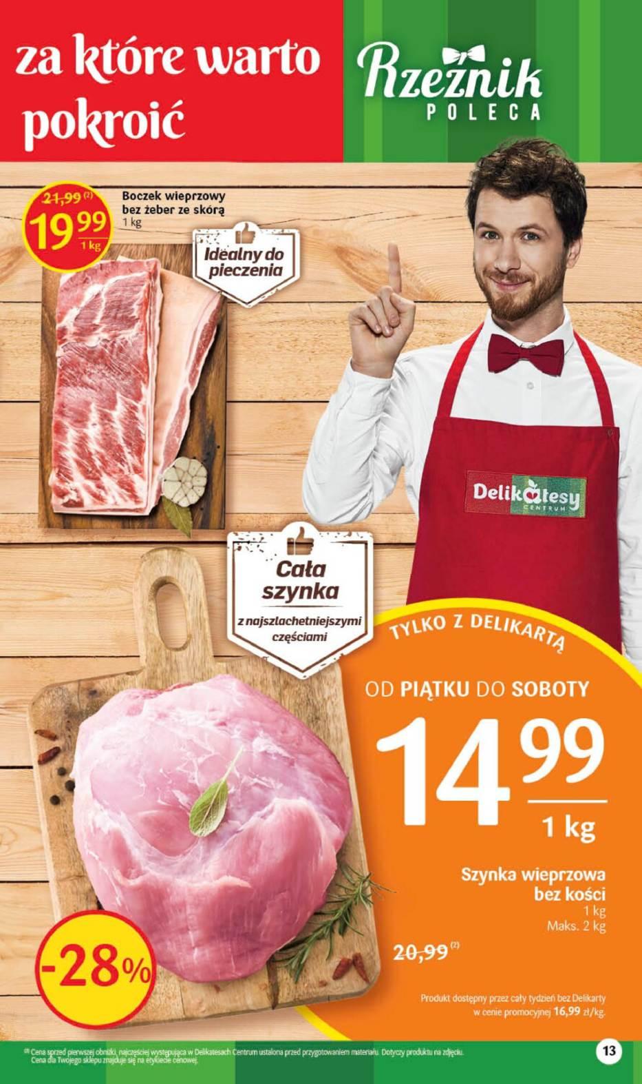 Gazetka promocyjna Delikatesy Centrum str. 13