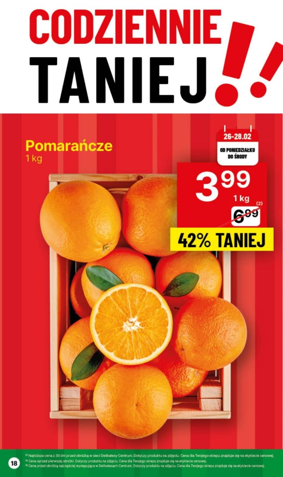 Gazetka promocyjna Delikatesy Centrum str. 18