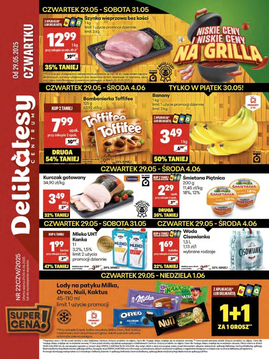 Gazetka promocyjna Delikatesy Centrum str. 1