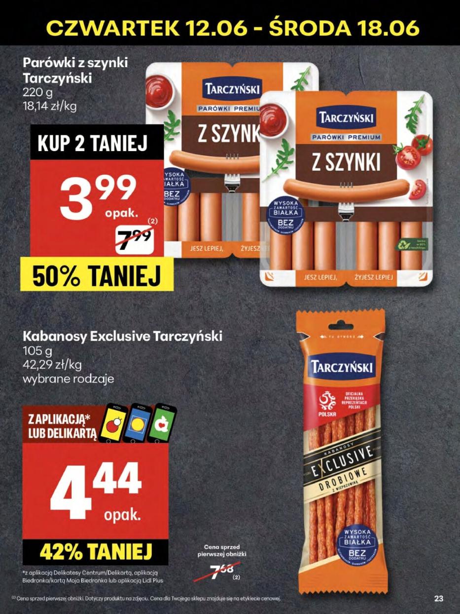 Gazetka promocyjna Delikatesy Centrum str. 23