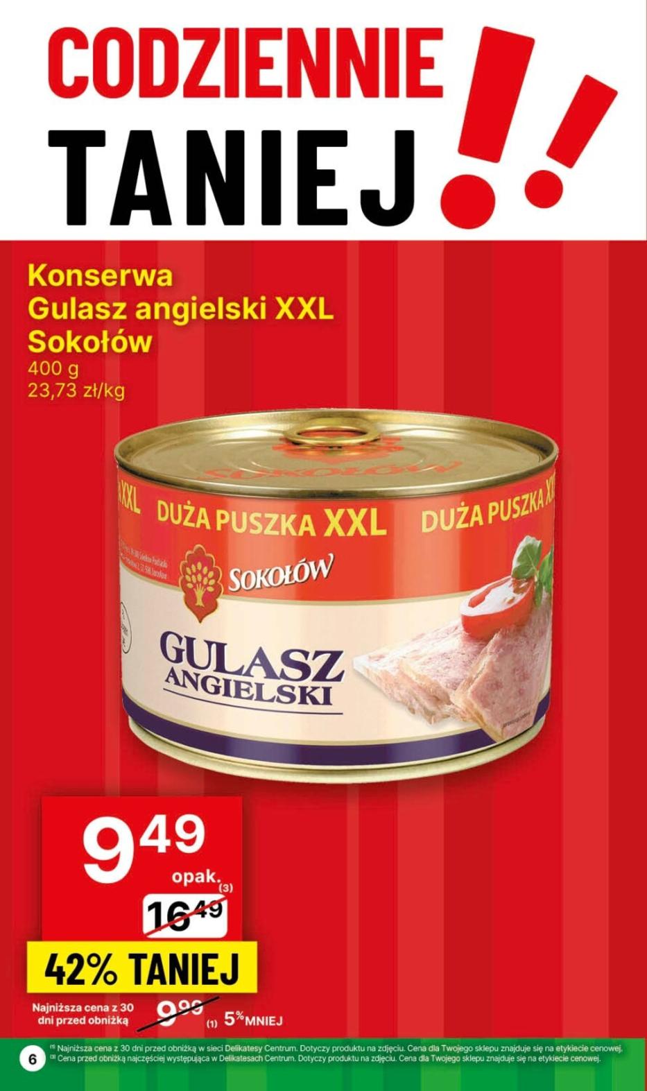 Gazetka promocyjna Delikatesy Centrum str. 6