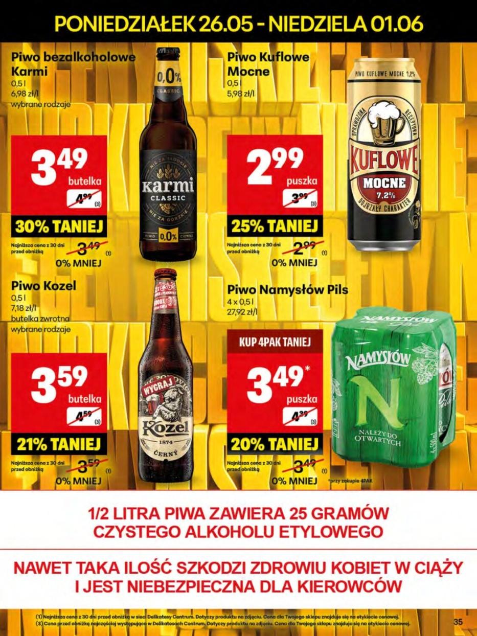 Gazetka promocyjna Delikatesy Centrum str. 35