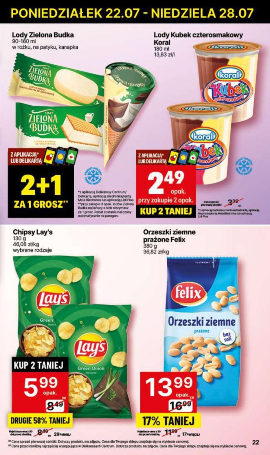 Gazetka promocyjna Delikatesy Centrum str. 22