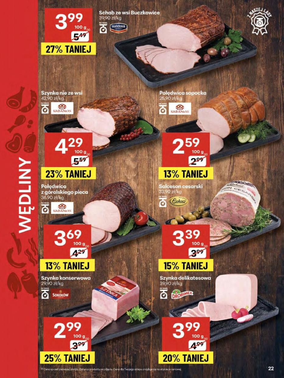 Gazetka promocyjna Delikatesy Centrum str. 22