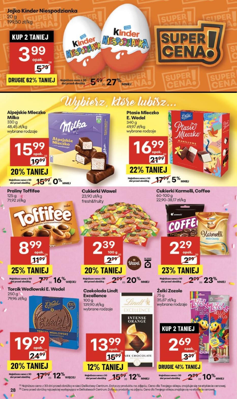 Gazetka promocyjna Delikatesy Centrum str. 28