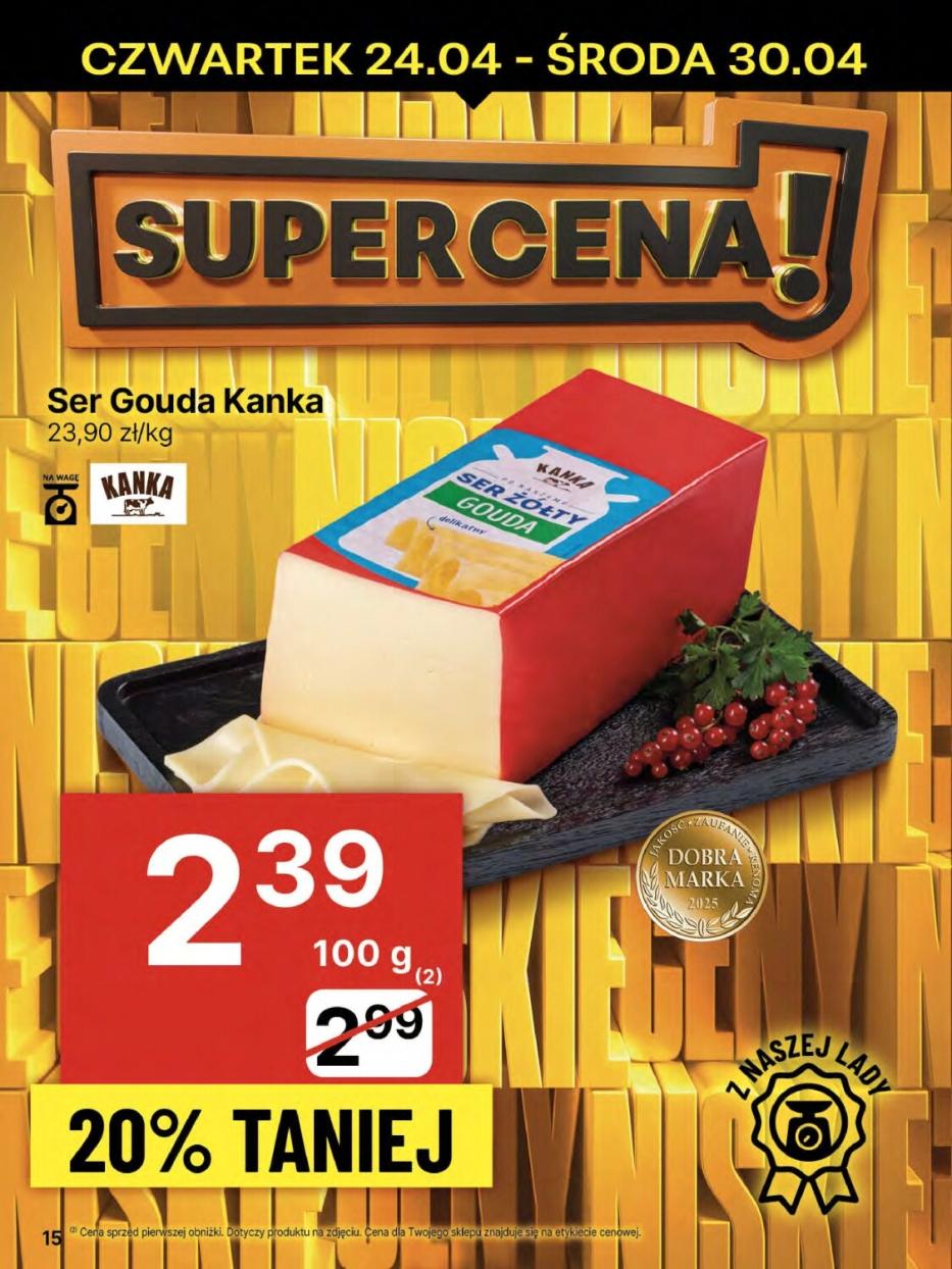 Gazetka promocyjna Delikatesy Centrum str. 15