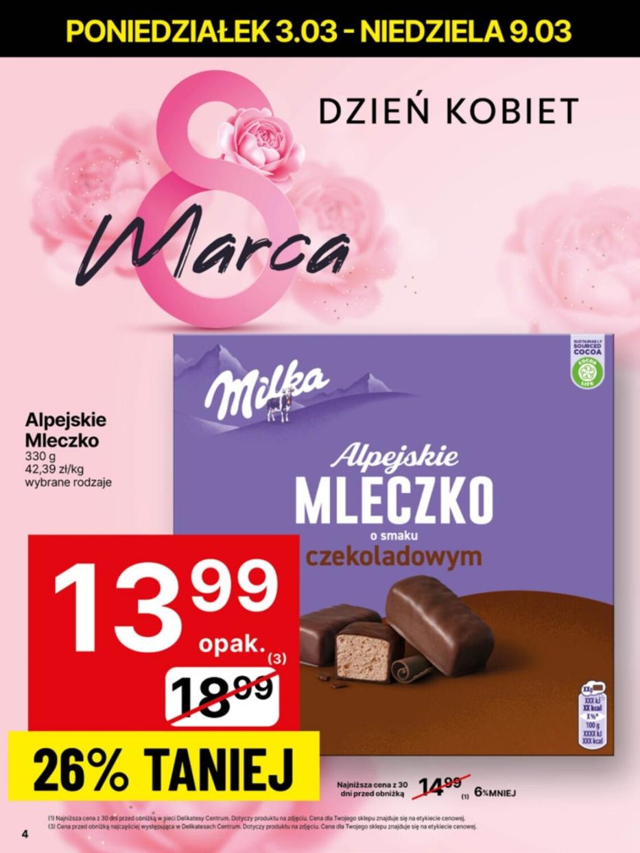 Gazetka promocyjna Delikatesy Centrum str. 4