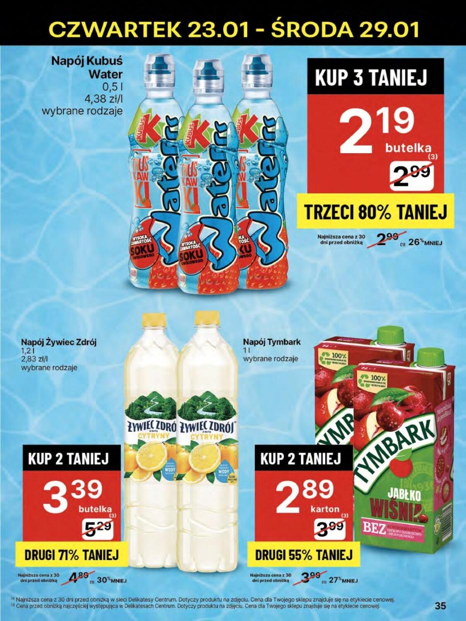 Gazetka promocyjna Delikatesy Centrum str. 35