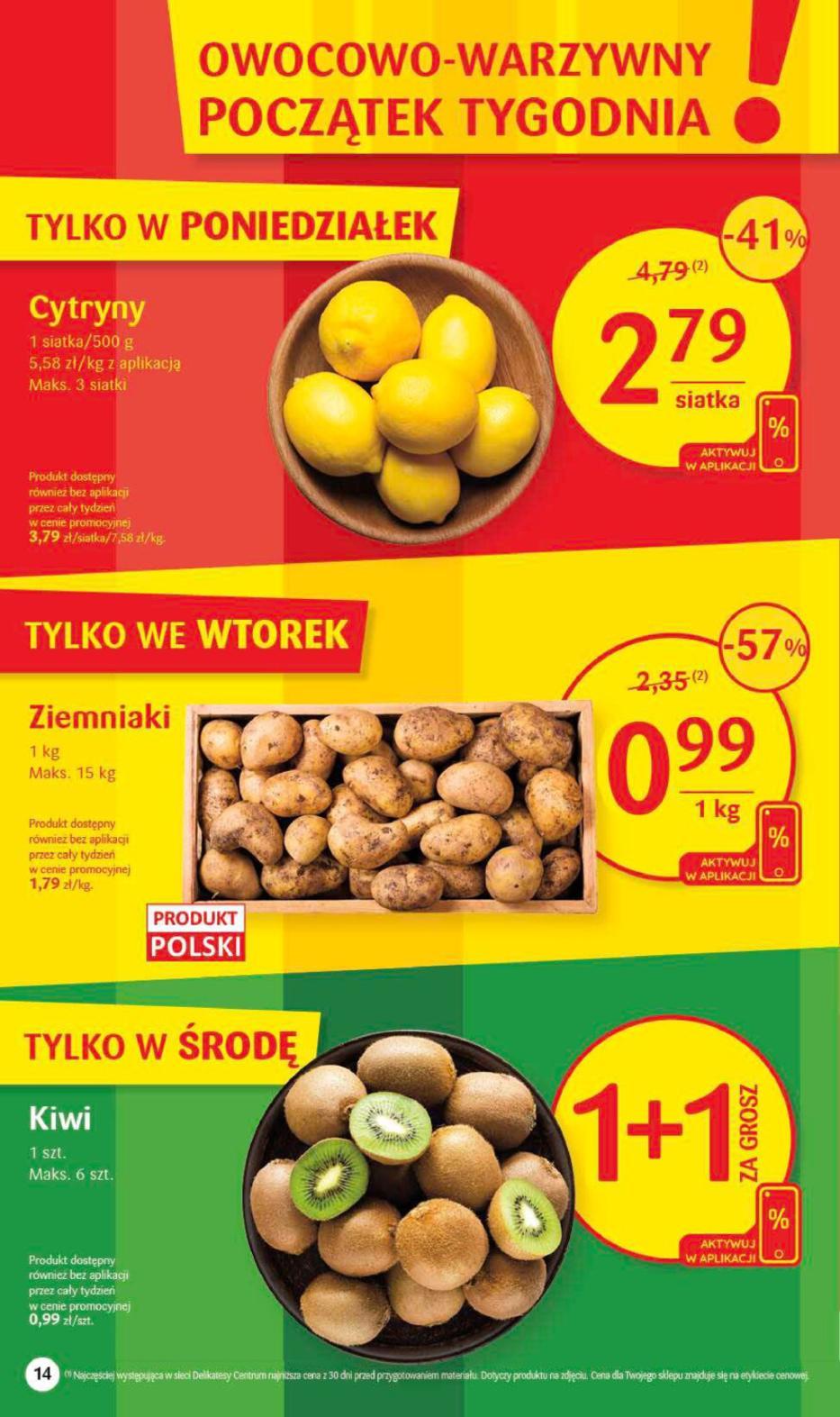 Gazetka promocyjna Delikatesy Centrum str. 14
