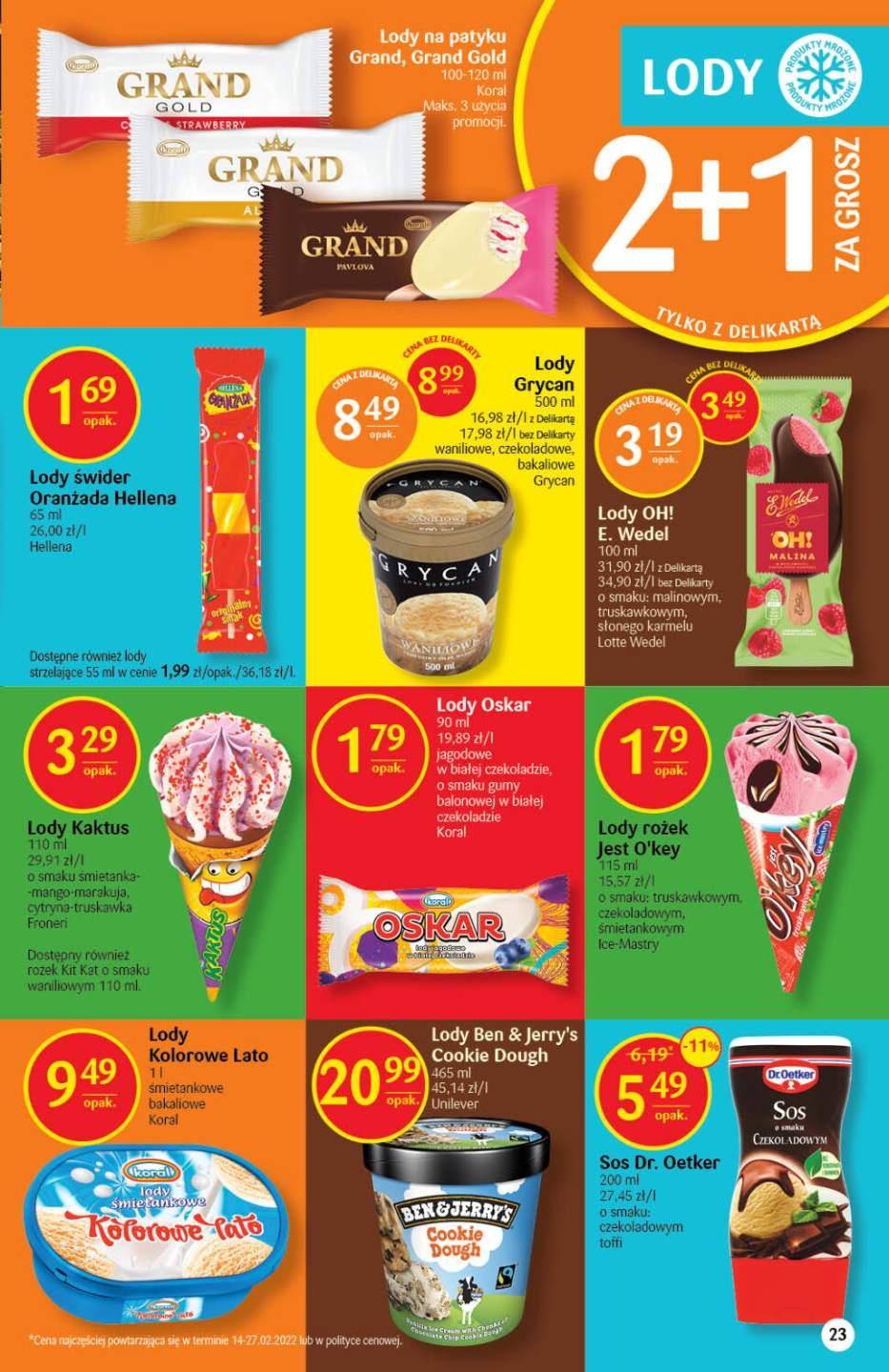 Gazetka promocyjna Delikatesy Centrum str. 23