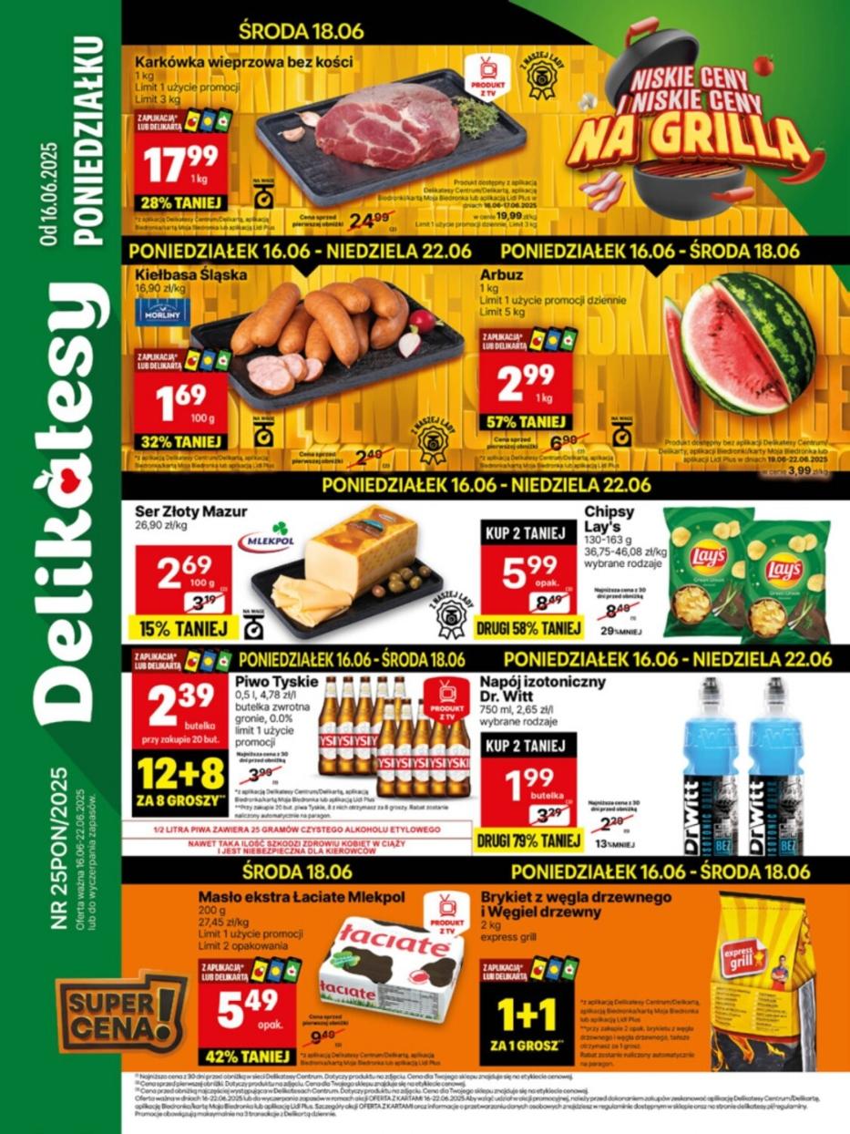 Gazetka promocyjna Delikatesy Centrum str. 1