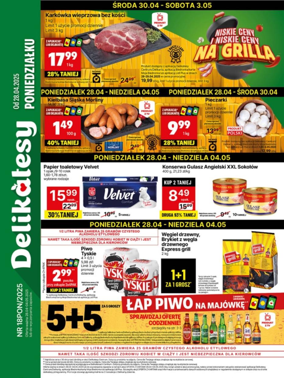 Gazetka promocyjna Delikatesy Centrum str. 1