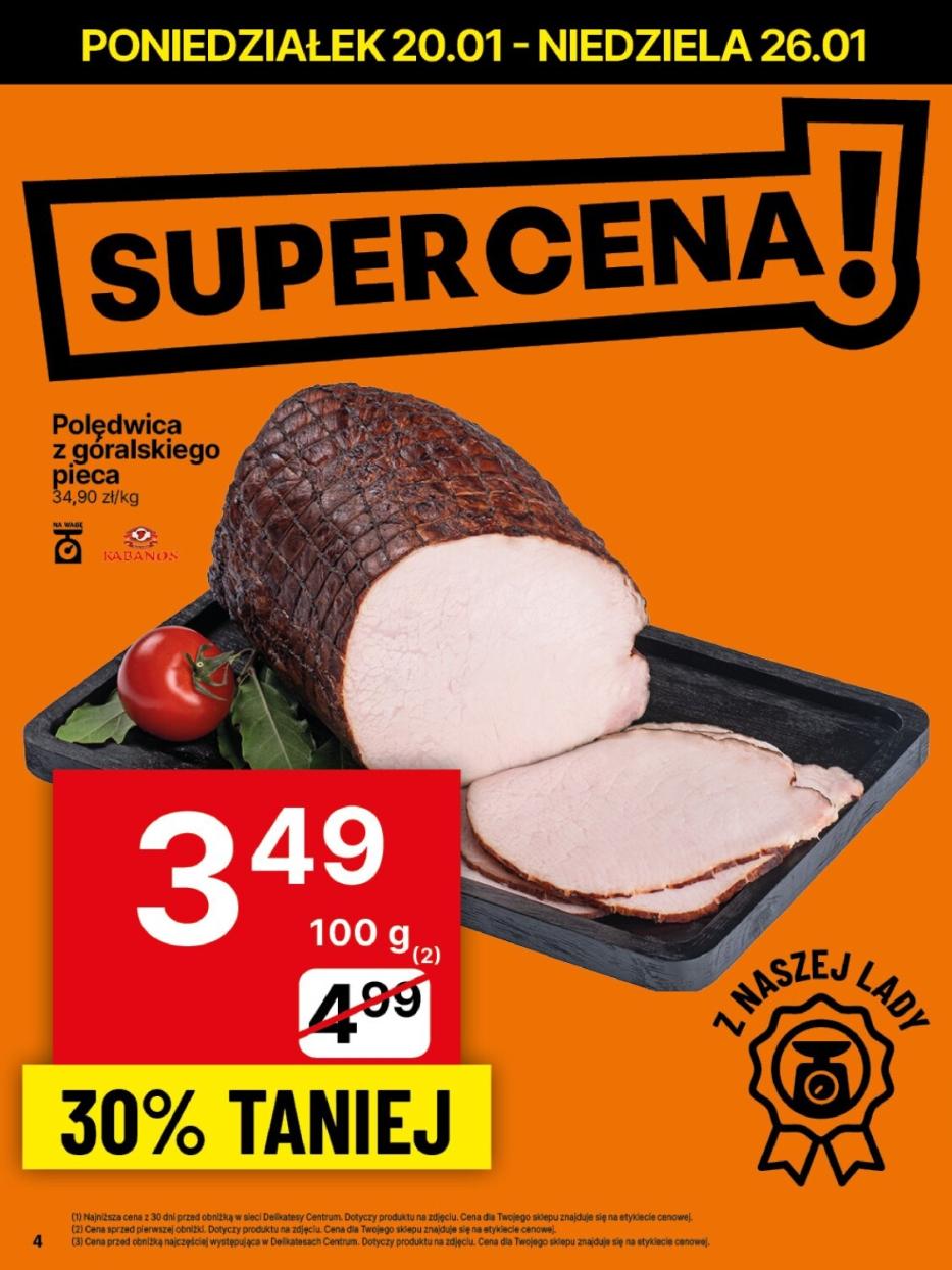 Gazetka promocyjna Delikatesy Centrum str. 4