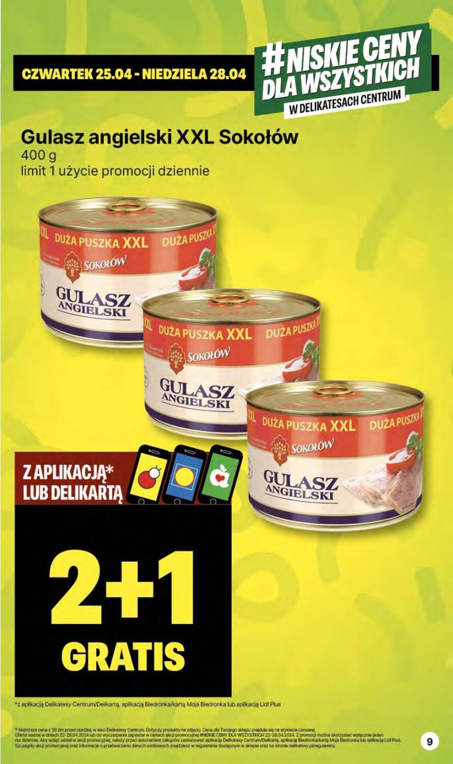 Gazetka promocyjna Delikatesy Centrum str. 9