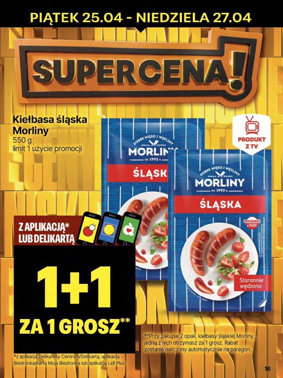 Gazetka promocyjna Delikatesy Centrum str. 16