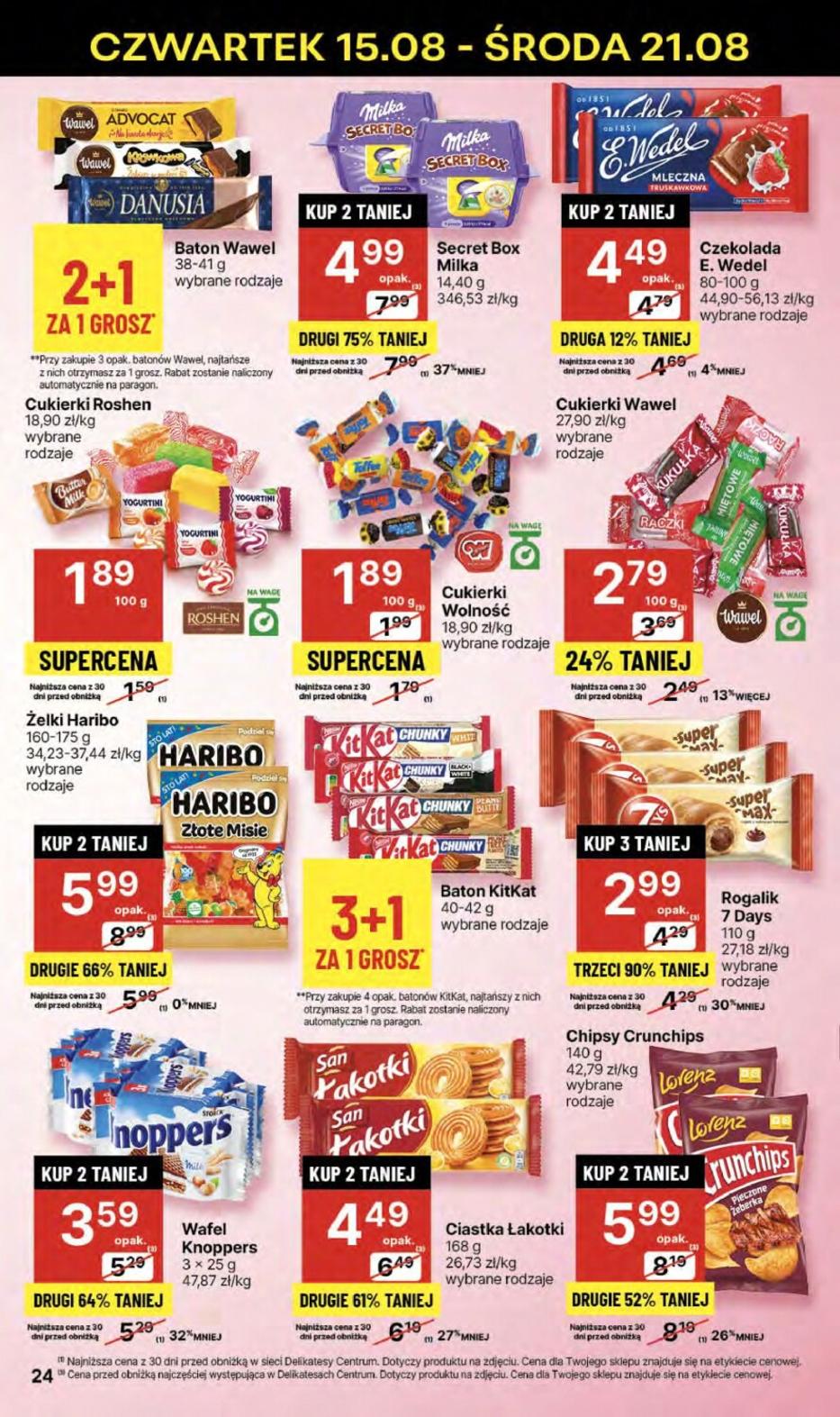Gazetka promocyjna Delikatesy Centrum str. 24