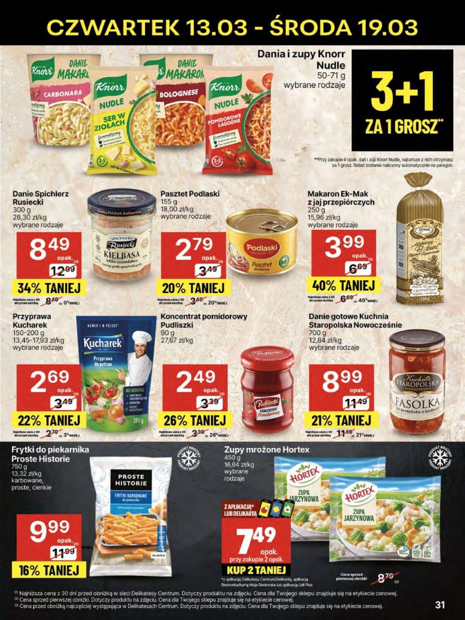 Gazetka promocyjna Delikatesy Centrum str. 31