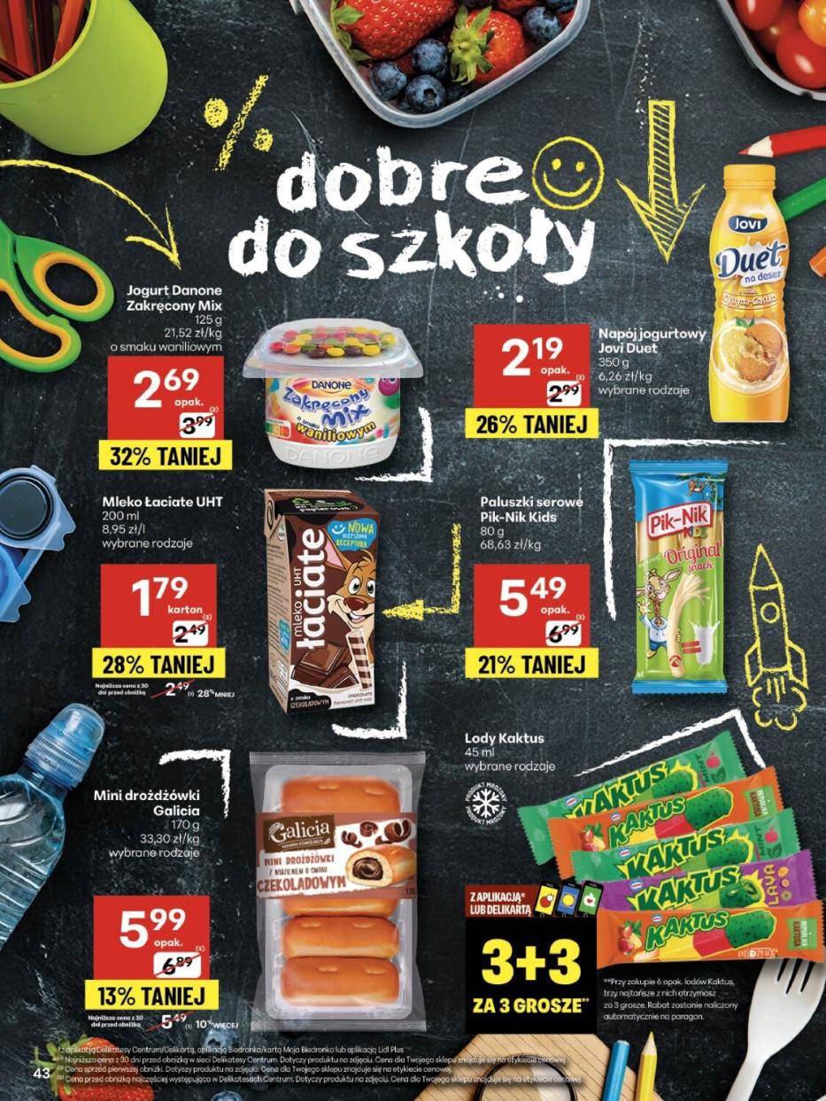 Gazetka promocyjna Delikatesy Centrum str. 43