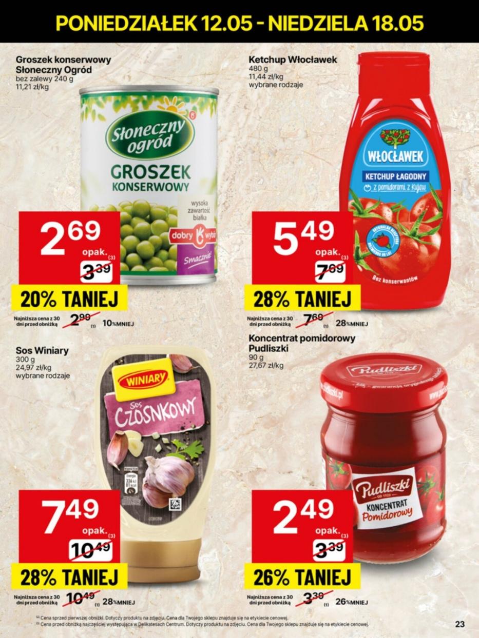 Gazetka promocyjna Delikatesy Centrum str. 23