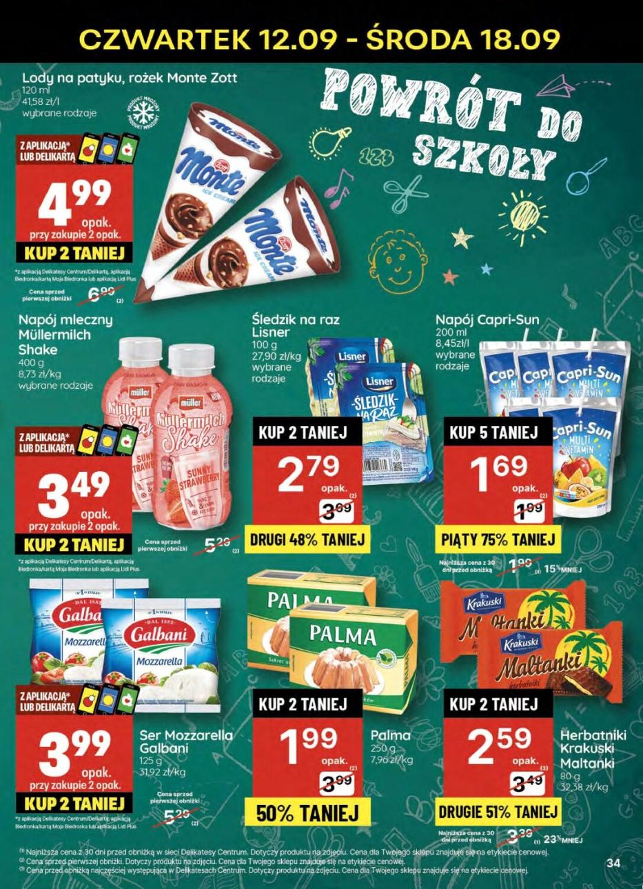 Gazetka promocyjna Delikatesy Centrum str. 34