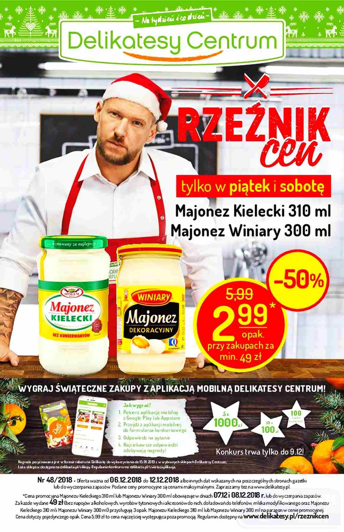 Gazetka promocyjna Delikatesy Centrum str. 1