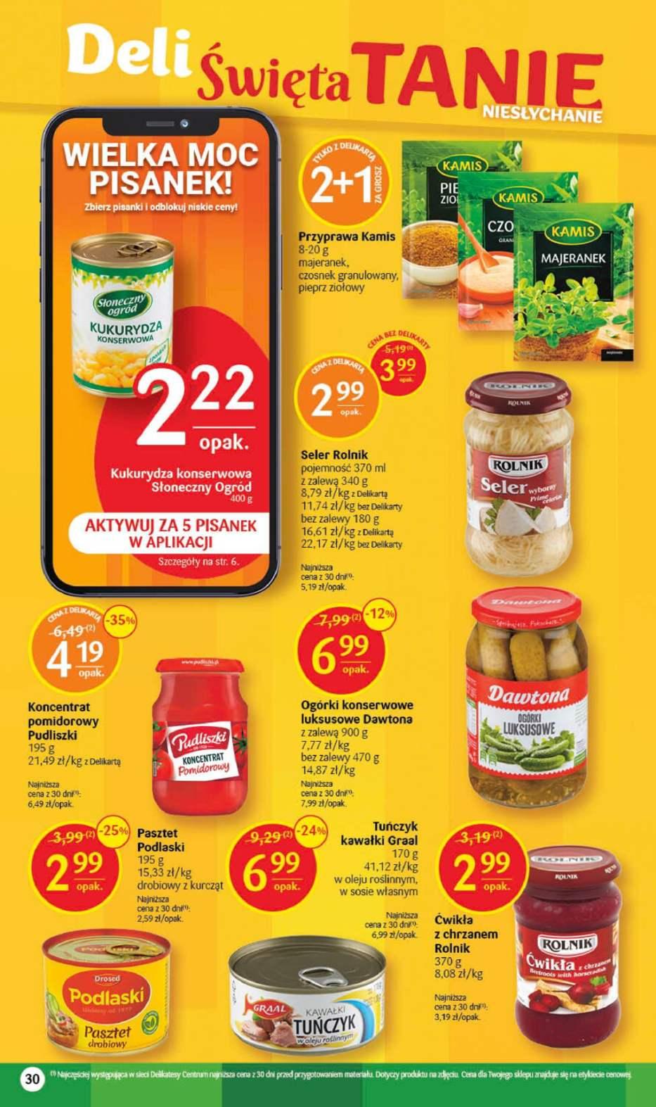 Gazetka promocyjna Delikatesy Centrum str. 30