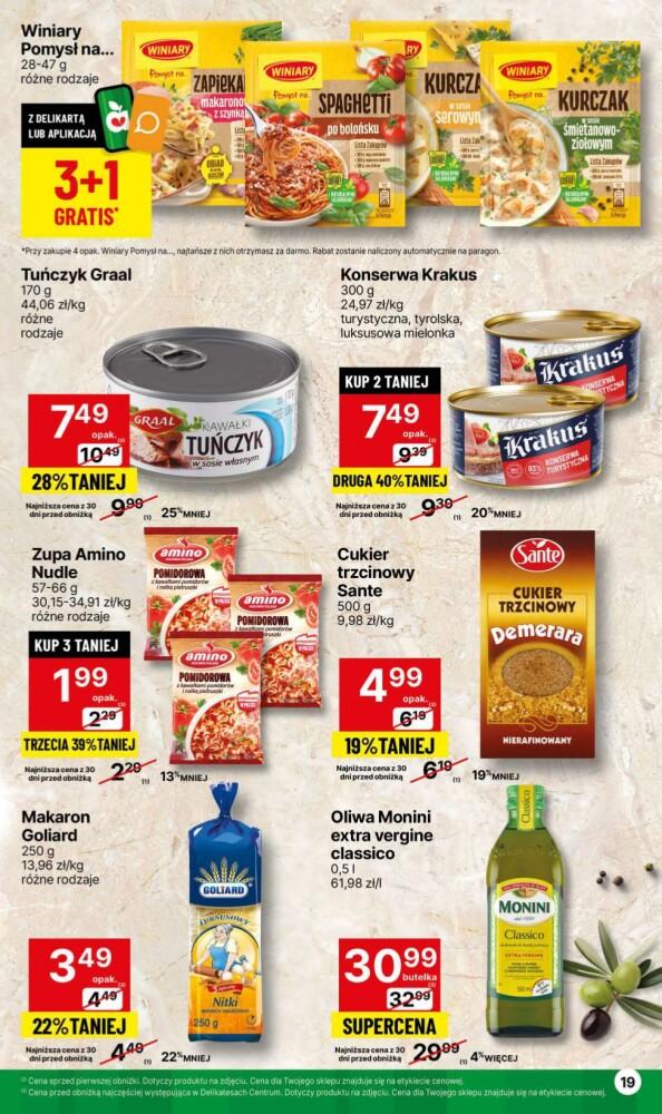 Gazetka promocyjna Delikatesy Centrum str. 19