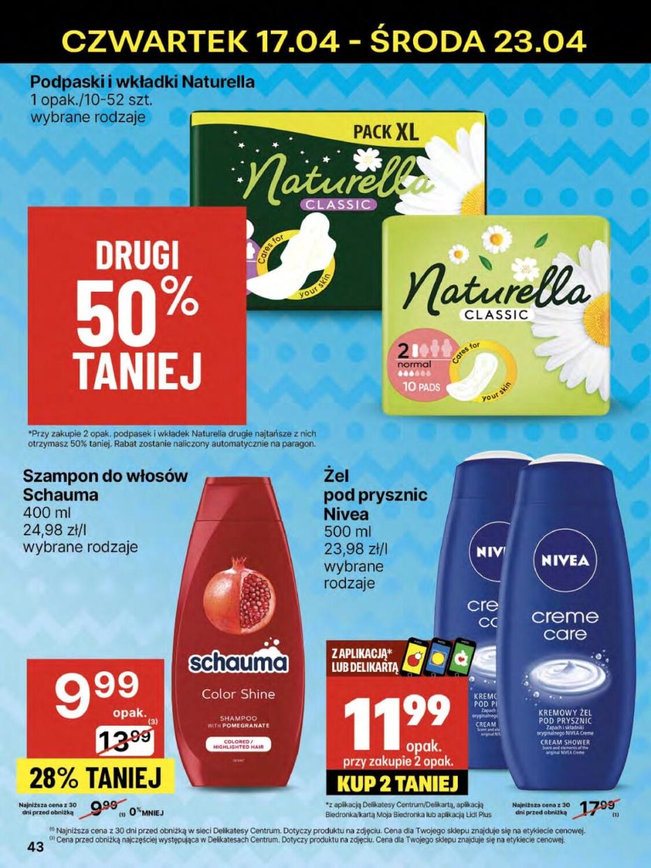 Gazetka promocyjna Delikatesy Centrum str. 43
