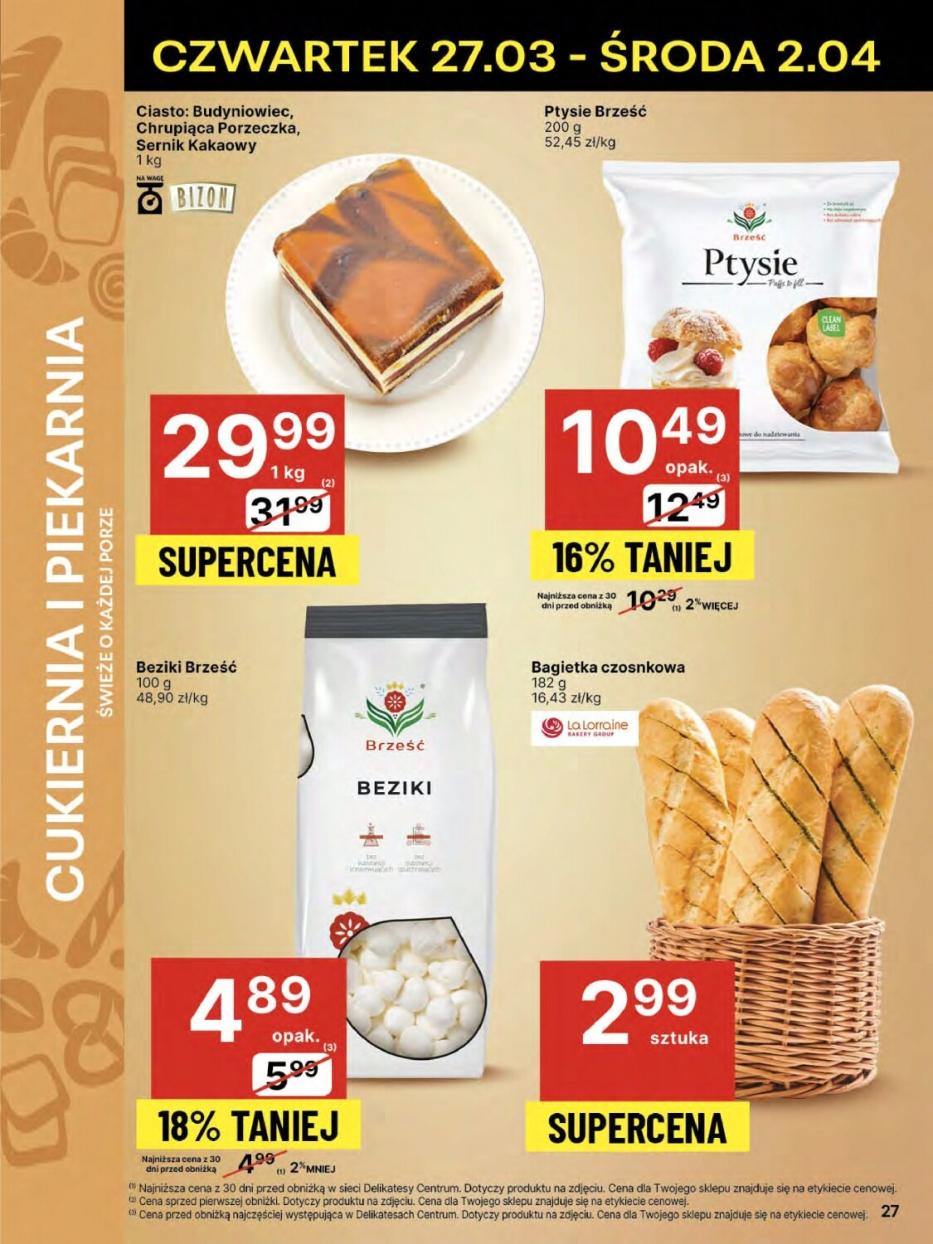 Gazetka promocyjna Delikatesy Centrum str. 27