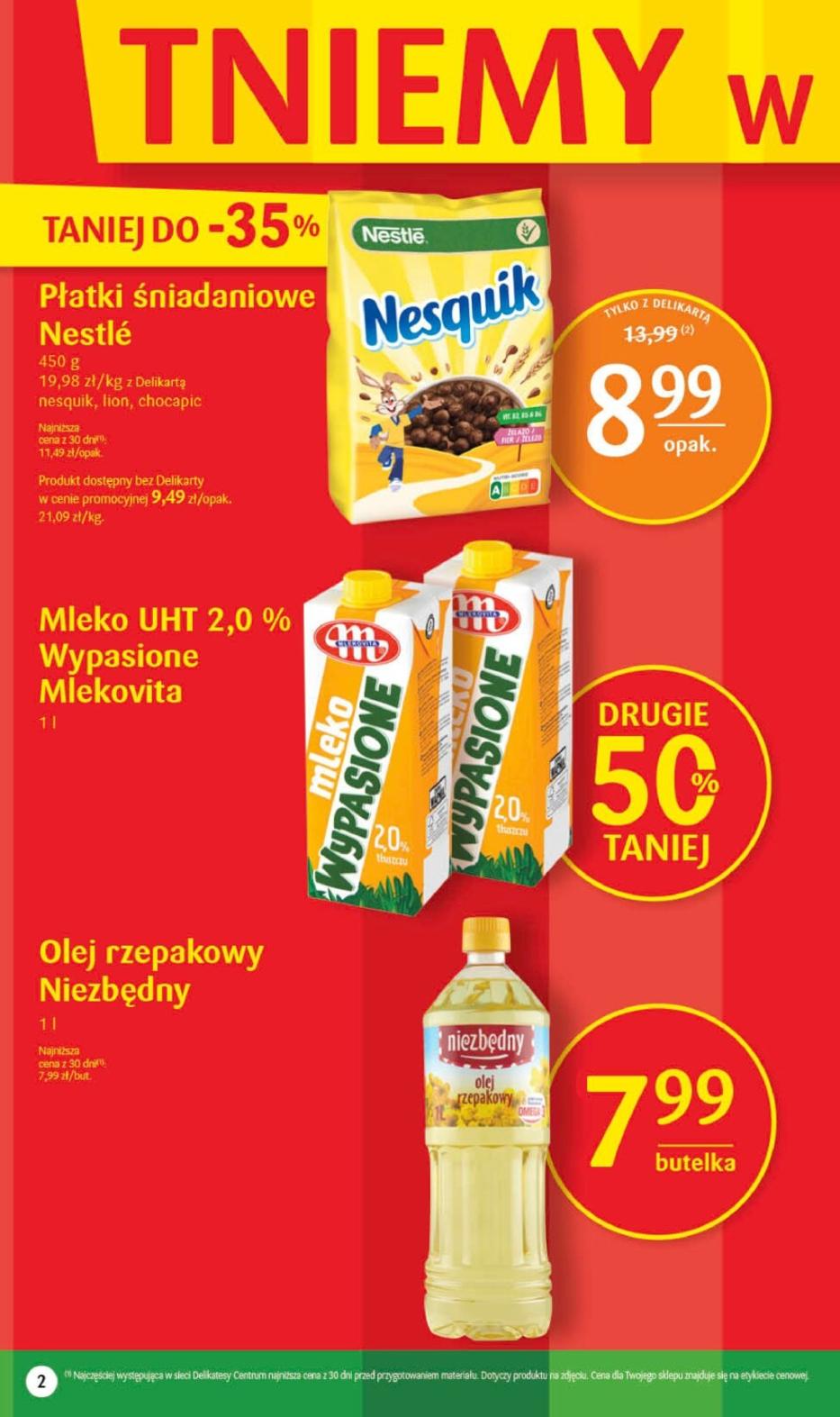 Gazetka promocyjna Delikatesy Centrum str. 2