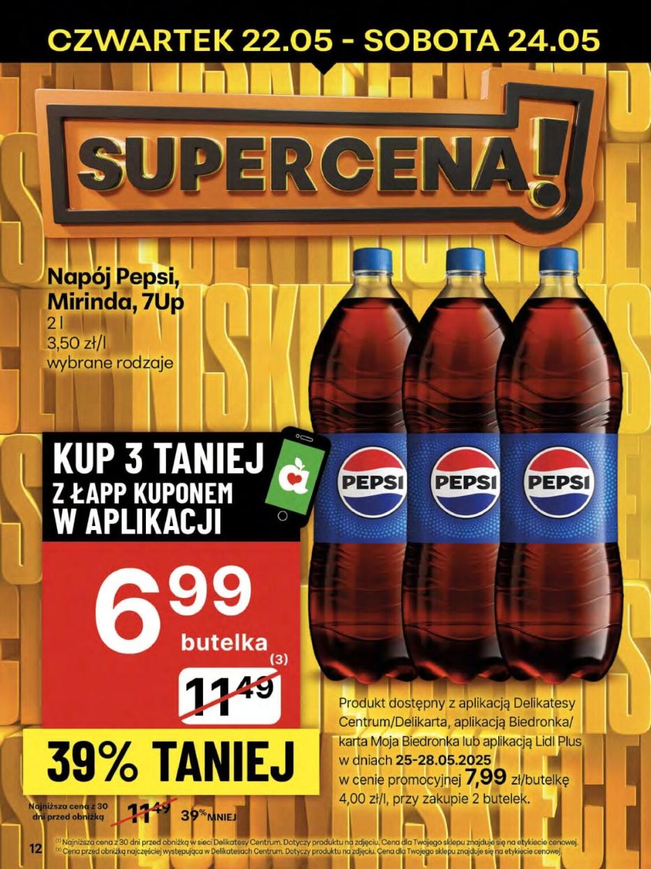 Gazetka promocyjna Delikatesy Centrum str. 12
