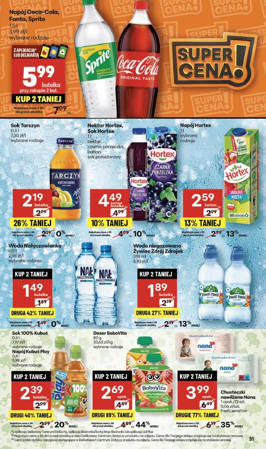 Gazetka promocyjna Delikatesy Centrum str. 31