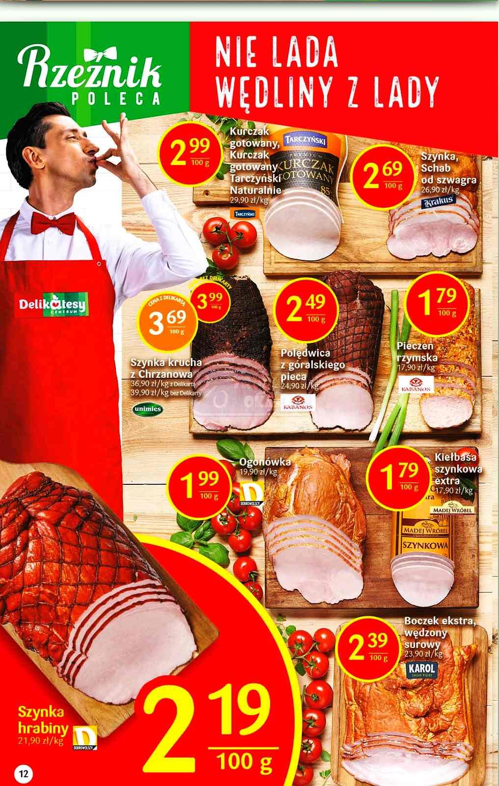 Gazetka promocyjna Delikatesy Centrum str. 12