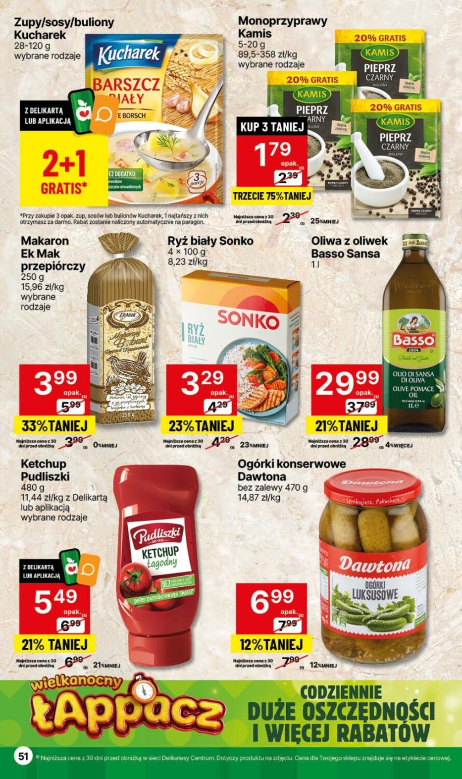 Gazetka promocyjna Delikatesy Centrum str. 51