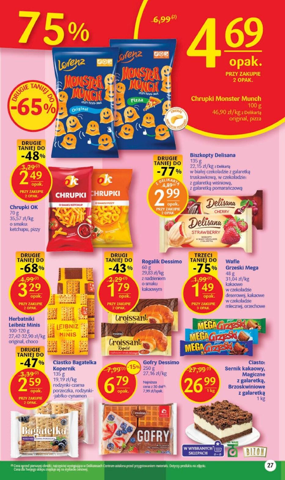 Gazetka promocyjna Delikatesy Centrum str. 27