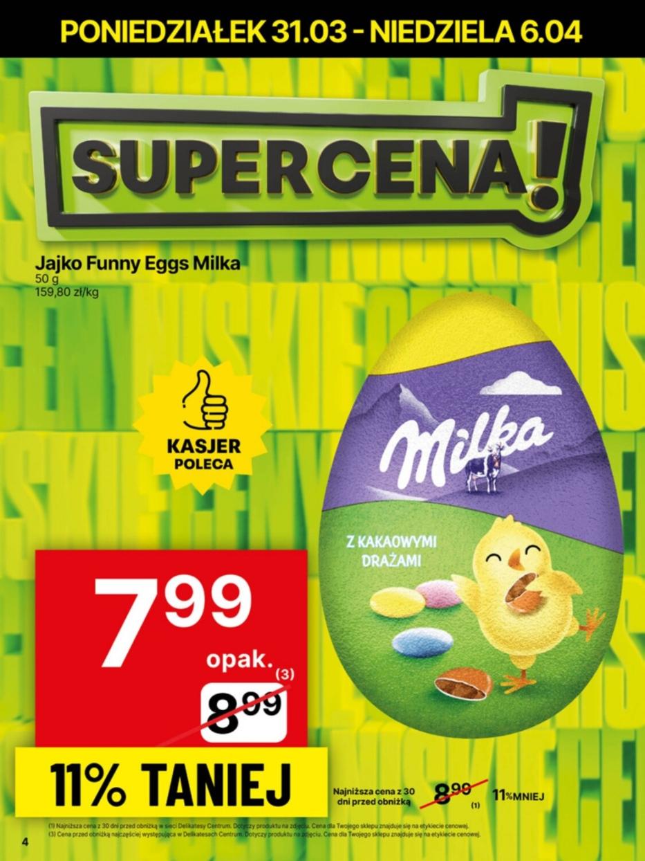 Gazetka promocyjna Delikatesy Centrum str. 4