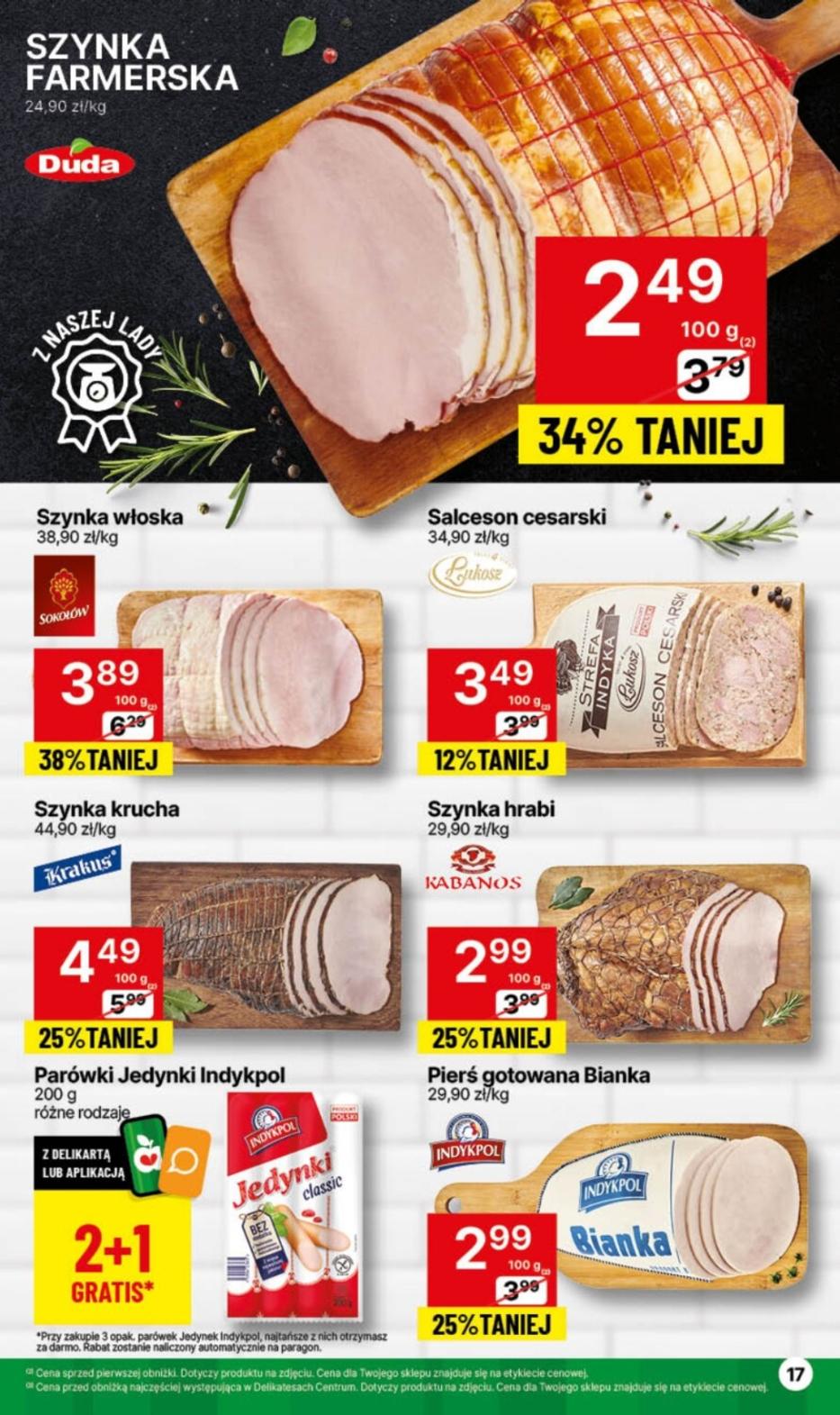 Gazetka promocyjna Delikatesy Centrum str. 17