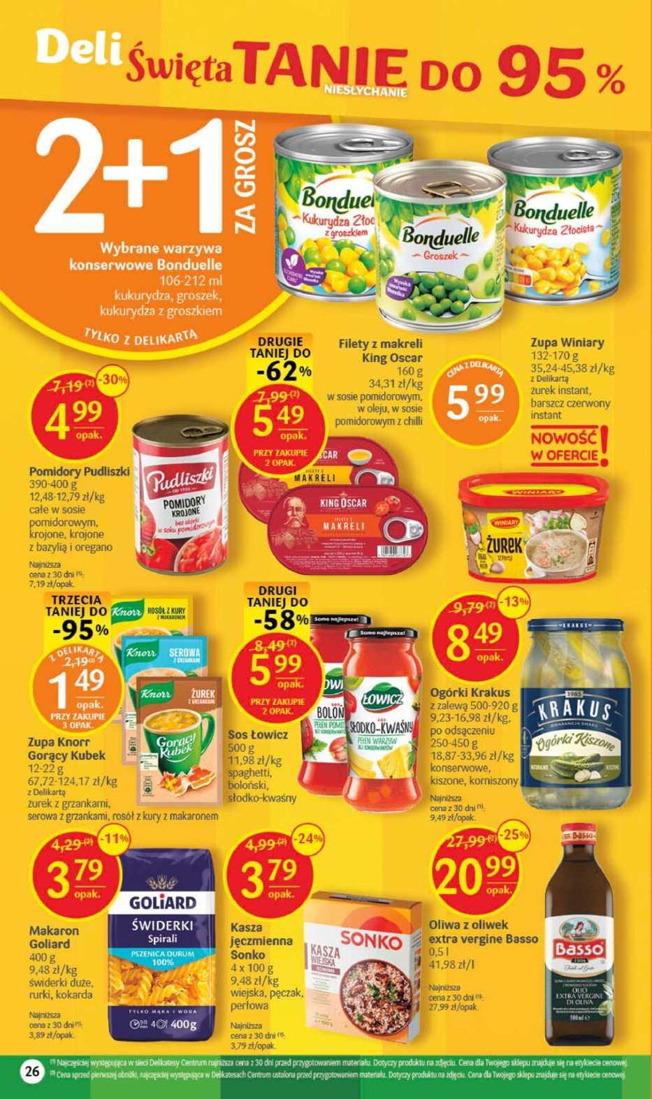 Gazetka promocyjna Delikatesy Centrum str. 26