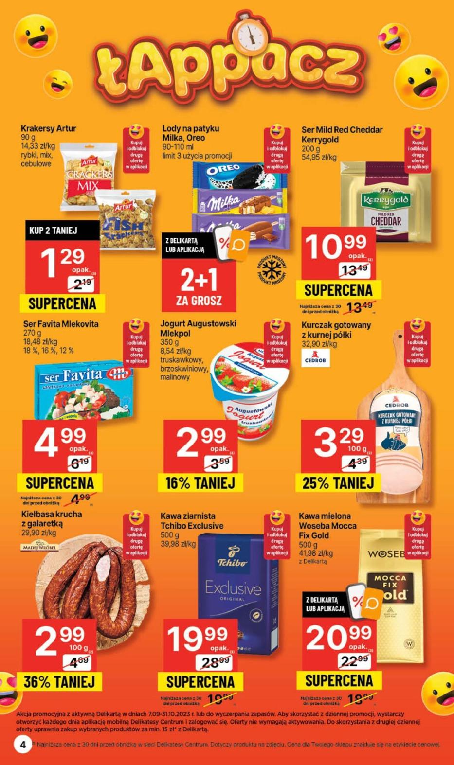 Gazetka promocyjna Delikatesy Centrum str. 4
