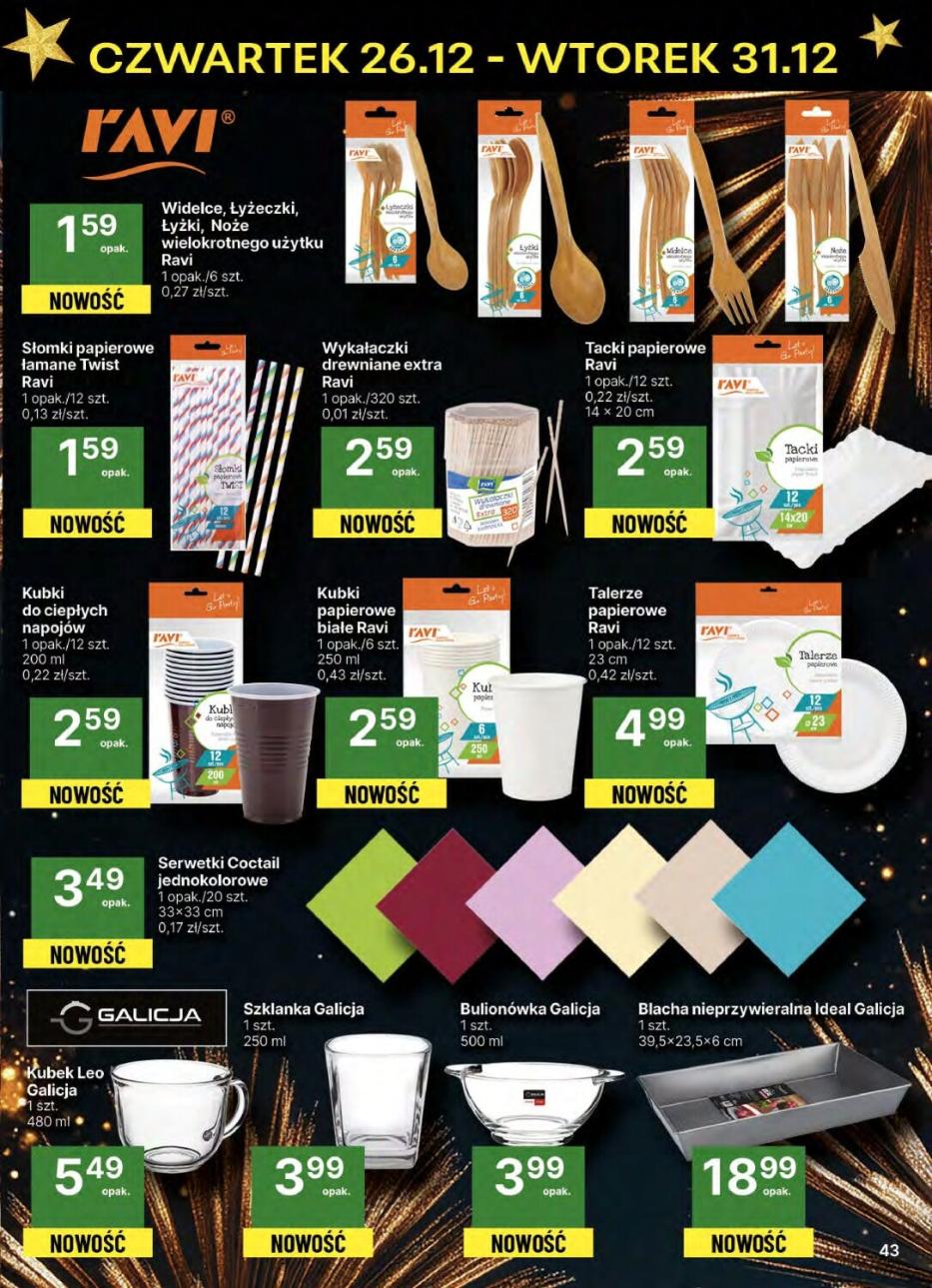 Gazetka promocyjna Delikatesy Centrum str. 43