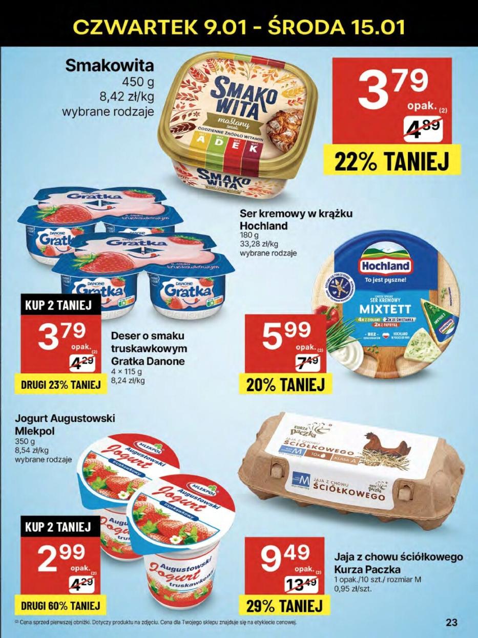 Gazetka promocyjna Delikatesy Centrum str. 23