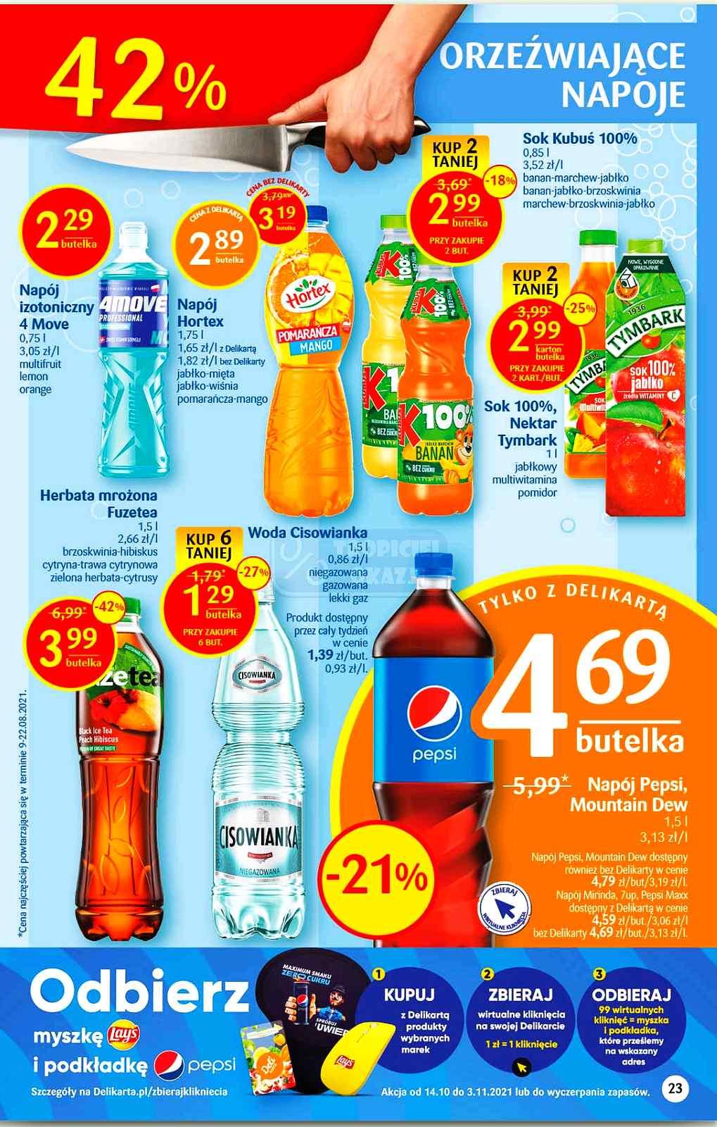Gazetka promocyjna Delikatesy Centrum str. 23