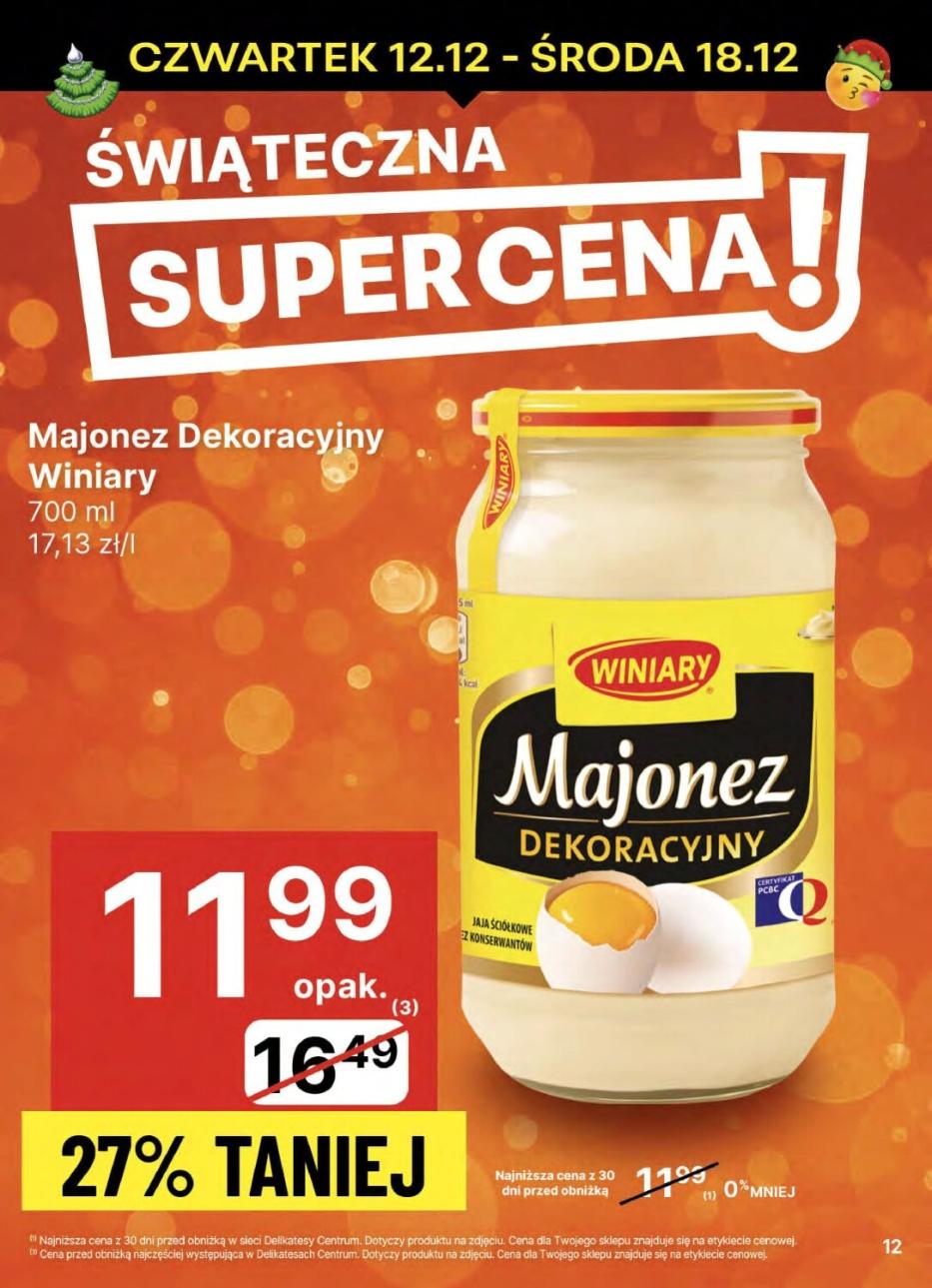 Gazetka promocyjna Delikatesy Centrum str. 12