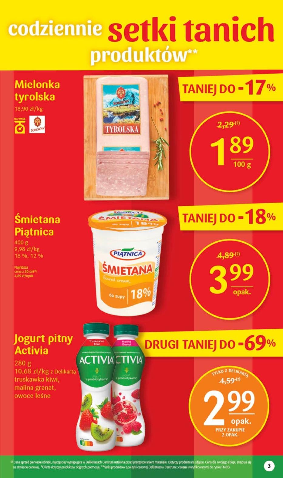 Gazetka promocyjna Delikatesy Centrum str. 3