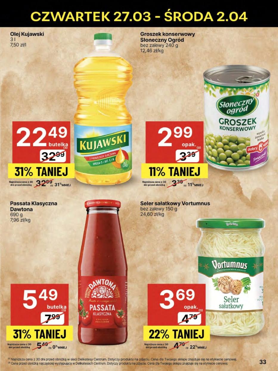 Gazetka promocyjna Delikatesy Centrum str. 33